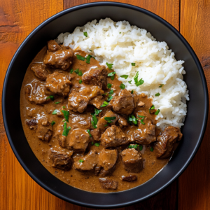 Brazilian beef stroganoff​​