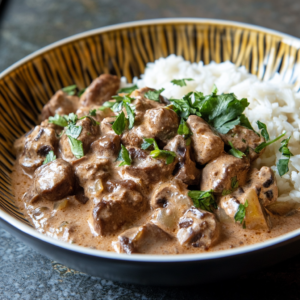 Brazilian beef stroganoff​​