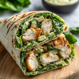 Chicken Caesar Salad Wrap