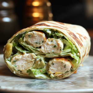 Chicken Caesar Salad Wrap