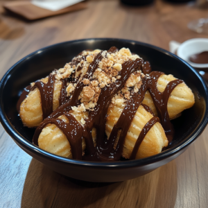 Churro with Chocolate Sauce