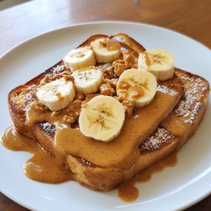 French Toast Peanut Butter Banana