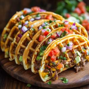 Savory Waffle Tacos