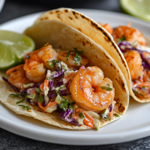 Shrimp Tacos with Slaw