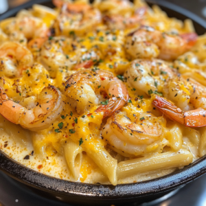 Spicy Shrimp Alfredo Pasta