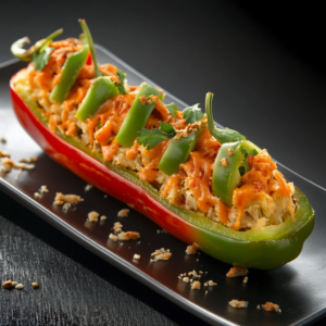 Stuffed Bell Pepper Boats 