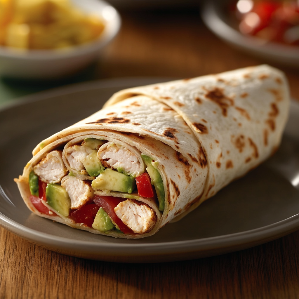 Turkey and Avocado Wrap