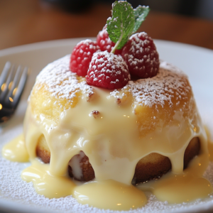 White Chocolate Lava Cake