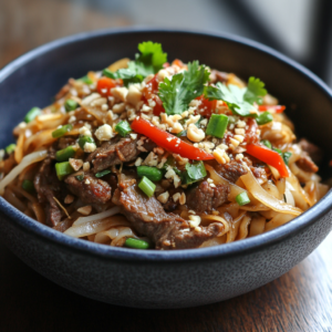 beef pad Thai