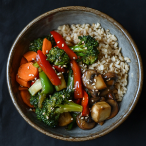 Vegetable with Brown Rice