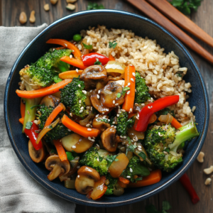 Vegetable with Brown Rice