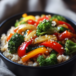 Vegetable with Brown Rice